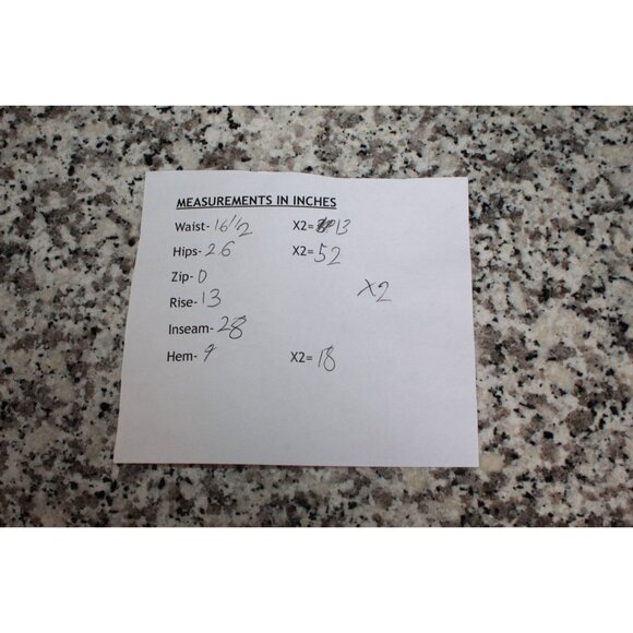 LL Bean Perfect Fit Pants Denim Straight Leg Stonewashed Size 1X Plus - Picture 11 of 11